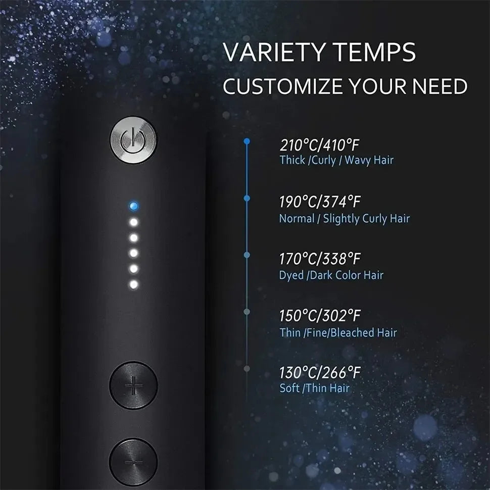 Hair Straightener 3In1 Professional Quick Heated Electric Hot Comb